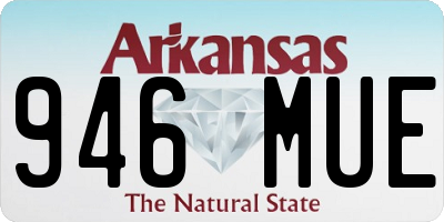 AR license plate 946MUE