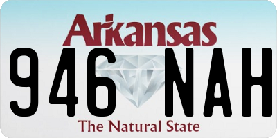AR license plate 946NAH