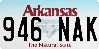 AR license plate 946NAK