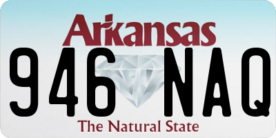 AR license plate 946NAQ
