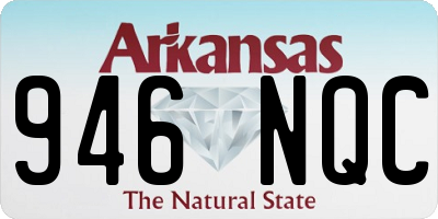 AR license plate 946NQC