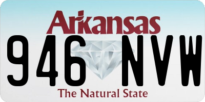 AR license plate 946NVW