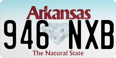 AR license plate 946NXB