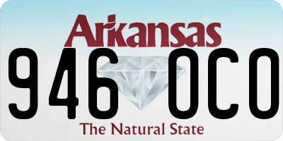 AR license plate 946OCO