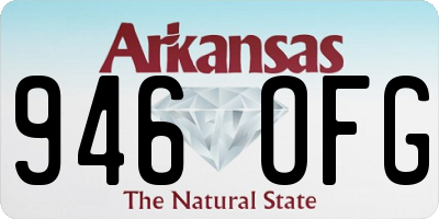 AR license plate 946OFG