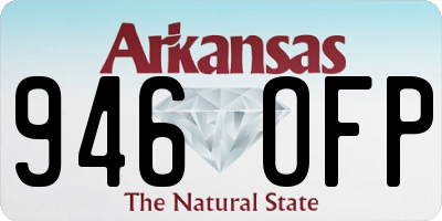 AR license plate 946OFP