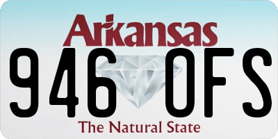 AR license plate 946OFS