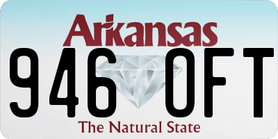 AR license plate 946OFT