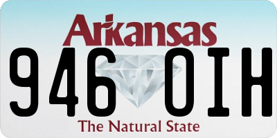 AR license plate 946OIH