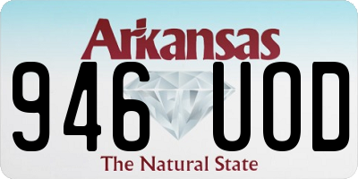 AR license plate 946UOD