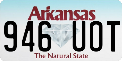 AR license plate 946UOT