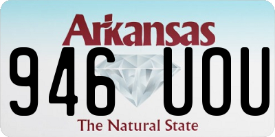 AR license plate 946UOU