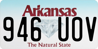 AR license plate 946UOV