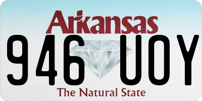 AR license plate 946UOY