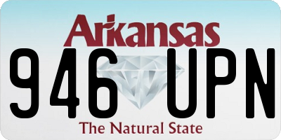 AR license plate 946UPN