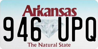 AR license plate 946UPQ