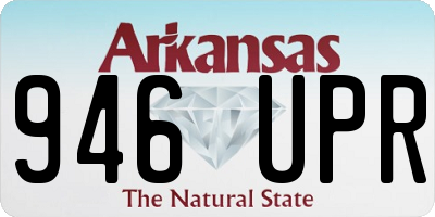 AR license plate 946UPR