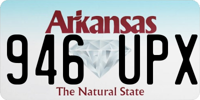AR license plate 946UPX