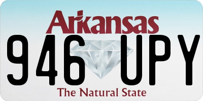 AR license plate 946UPY