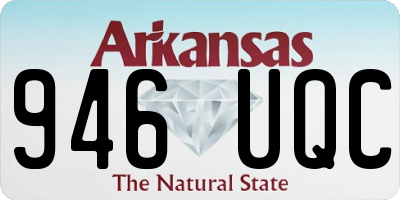 AR license plate 946UQC