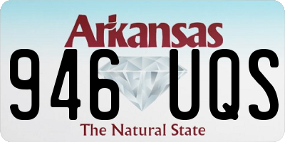 AR license plate 946UQS