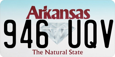 AR license plate 946UQV