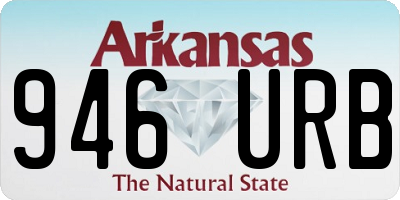 AR license plate 946URB