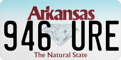AR license plate 946URE