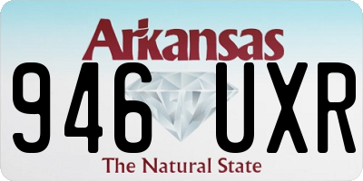 AR license plate 946UXR