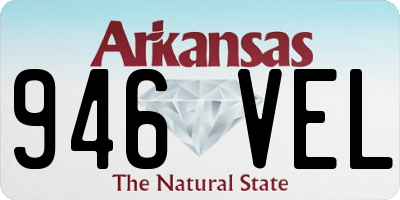 AR license plate 946VEL