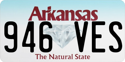 AR license plate 946VES