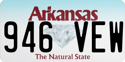 AR license plate 946VEW