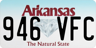 AR license plate 946VFC