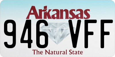 AR license plate 946VFF