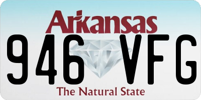 AR license plate 946VFG