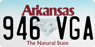 AR license plate 946VGA