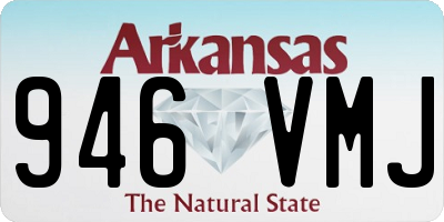 AR license plate 946VMJ