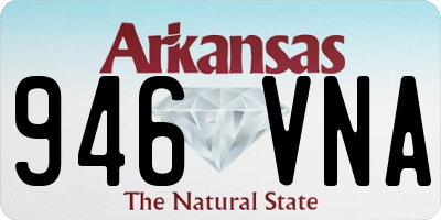 AR license plate 946VNA