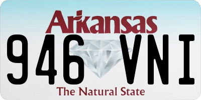 AR license plate 946VNI