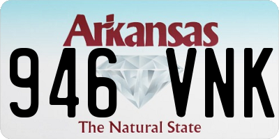 AR license plate 946VNK