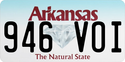 AR license plate 946VOI