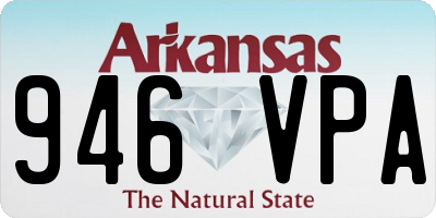 AR license plate 946VPA