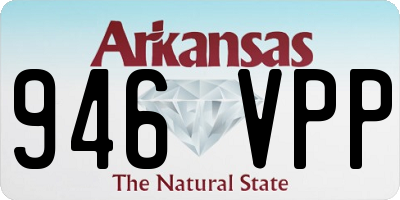 AR license plate 946VPP