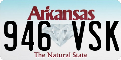 AR license plate 946VSK