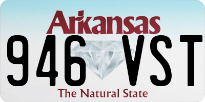 AR license plate 946VST