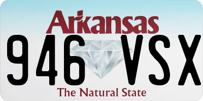 AR license plate 946VSX
