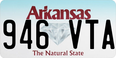 AR license plate 946VTA
