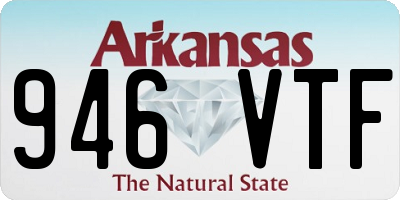 AR license plate 946VTF