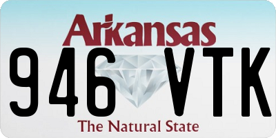 AR license plate 946VTK