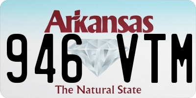 AR license plate 946VTM